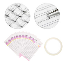10 Stück Hochwertige Wimpernverlängerung Aufbewahrungs Karten für Make-up Organisation