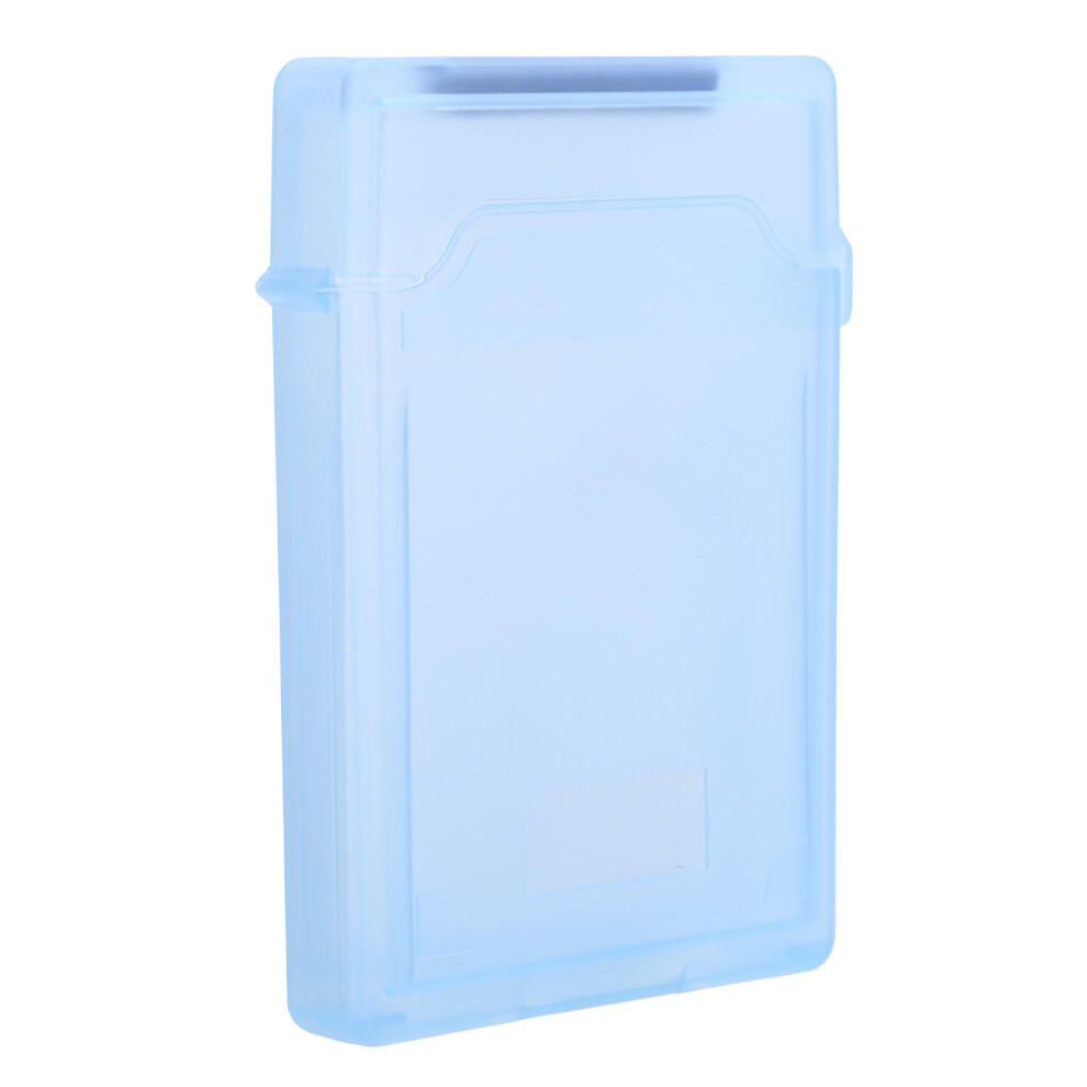2.5In Hard Drive Storage Case Abs Dustproof Antistatic Hdd Ssd Cover Blue 9301359146120