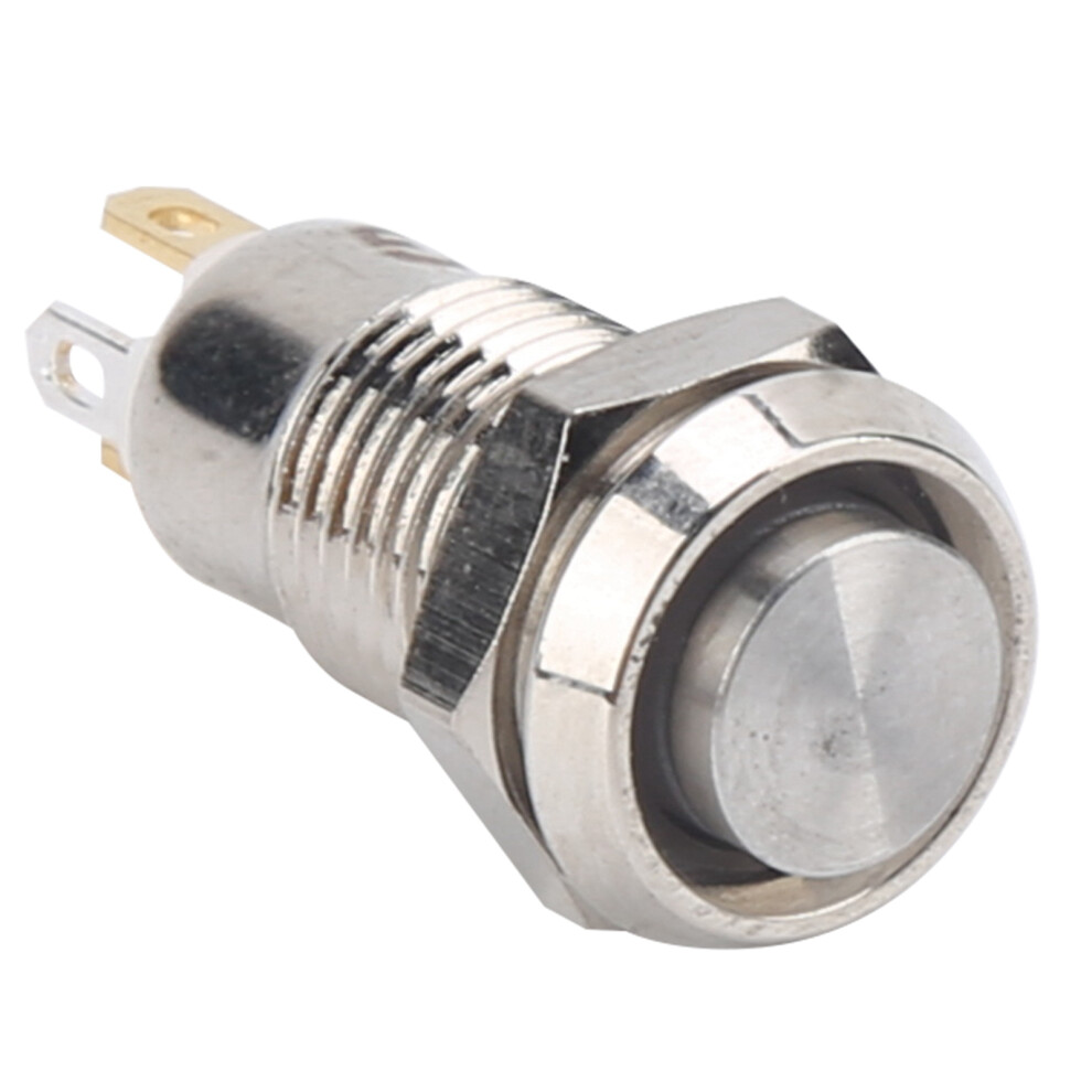 Ip65 Waterproof Stainless Steel 8Mm Push Button Switch 3V Start White 5041359147454