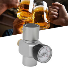 Mini CO2 Regulator with CutOff Switch, TR21x4, 0-60 PSI