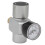 Mini CO2 Regulator with CutOff Switch, TR21x4, 0-60 PSI 16