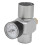 Mini CO2 Regulator with CutOff Switch, TR21x4, 0-60 PSI 14