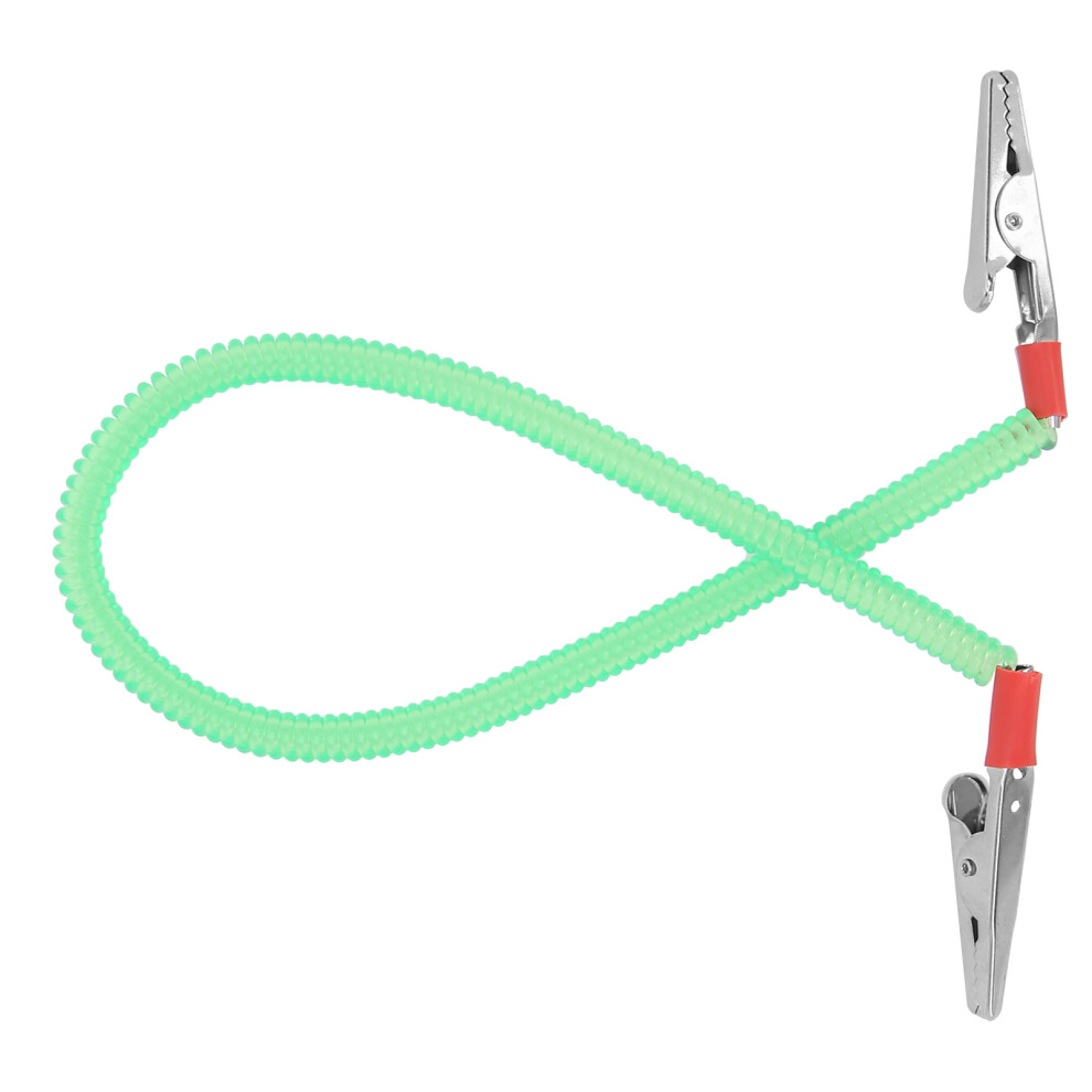 Green Elastic Plastic Dental Bib Clip Portable Oral Hygiene Napkin Clip