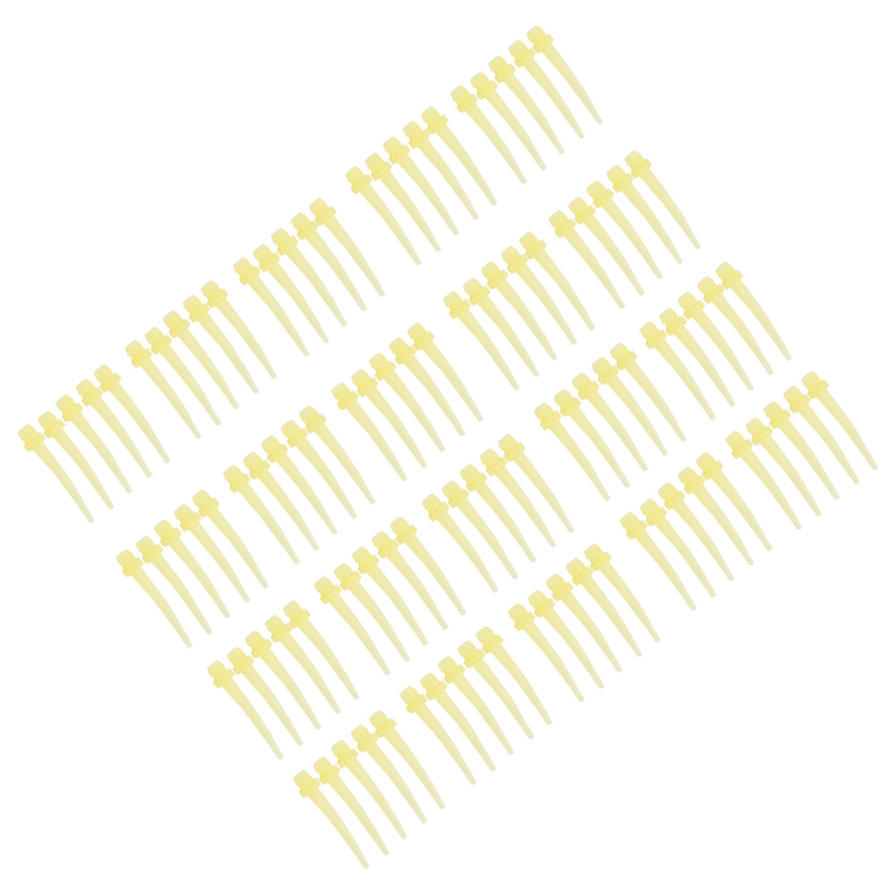 100pcs Disposable Dental Intra Tips Yellow 24.2 x 4.2mm