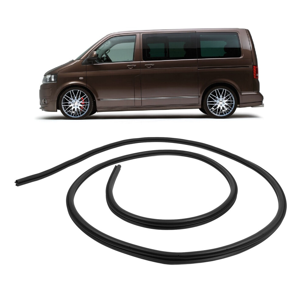 Front Door Weatherstrip Seal For T5 T6 2003-2017, Rubber Windproof Noise Reduction 6901359153055
