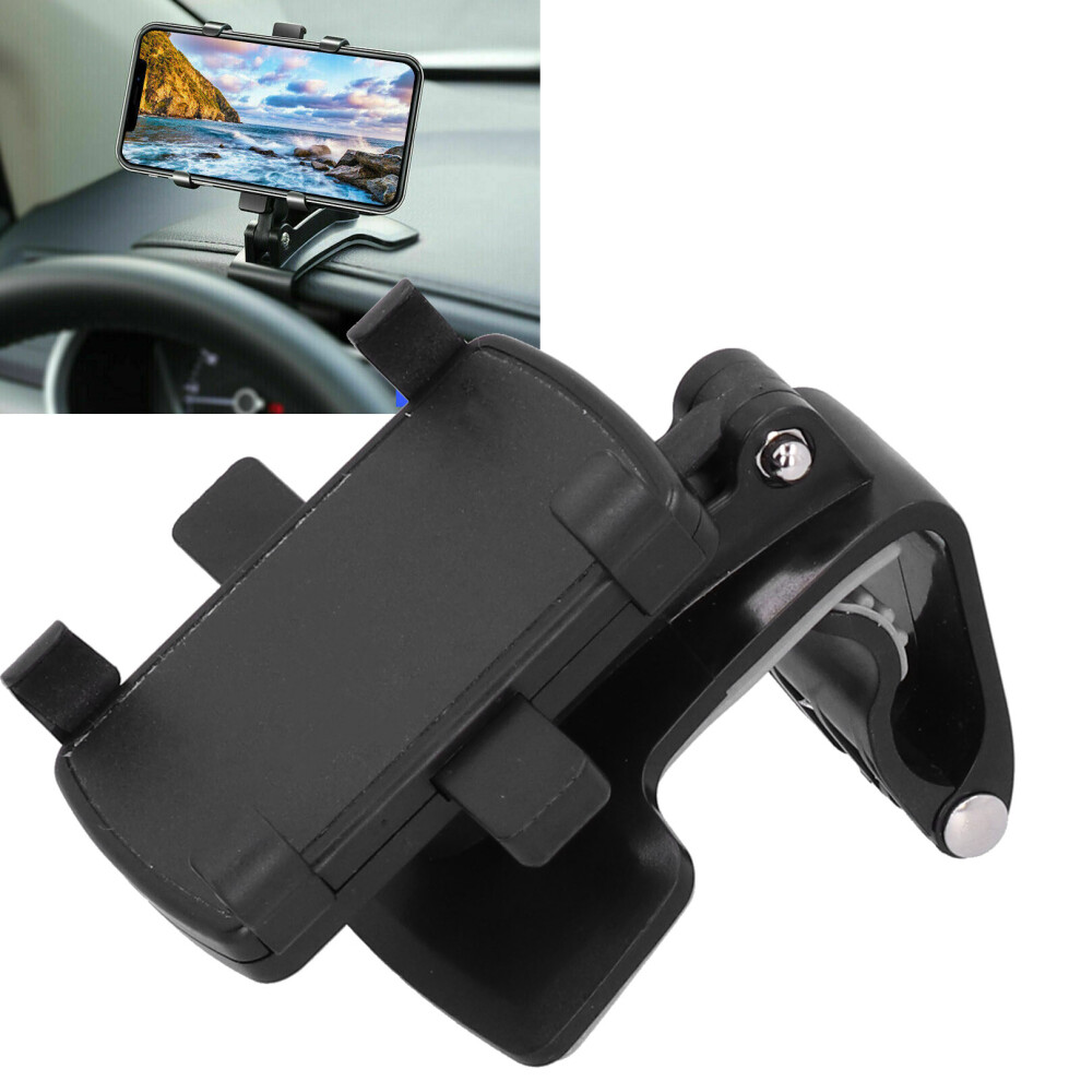 360 Rotatable Car Phone Holder Stand Dashboard Sun Visor Gps Clip Universal 4941359155156