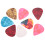 Guitar String Pack 3Pcs + 8 Celluloid Picks Colorful Guitar Playing Accessories 12