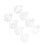 80PCS Ramadan Pattern Cake Stencils PVC 9x7cm Hollow Spray 10
