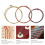 Guitar String Pack 3Pcs + 8 Celluloid Picks Colorful Guitar Playing Accessories 5