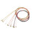 Guitar String Pack 3Pcs + 8 Celluloid Picks Colorful Guitar Playing Accessories 8