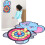 Children Elephant Hook and Loop Dartboard Set, Flannel, 68g 1