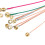 Guitar String Pack 3Pcs + 8 Celluloid Picks Colorful Guitar Playing Accessories 9