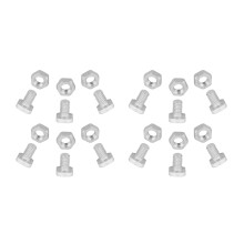 Präzisions 50 Stück Aluminium Gewächshaus Schrauben und Muttern Zubehör Set