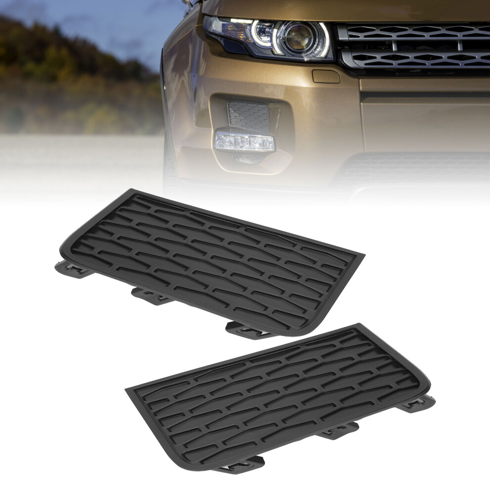 Pair Of Front Bumper Fog Lamp Bezel Cover For Evoque L538 2011-2015 Light 5011359157098