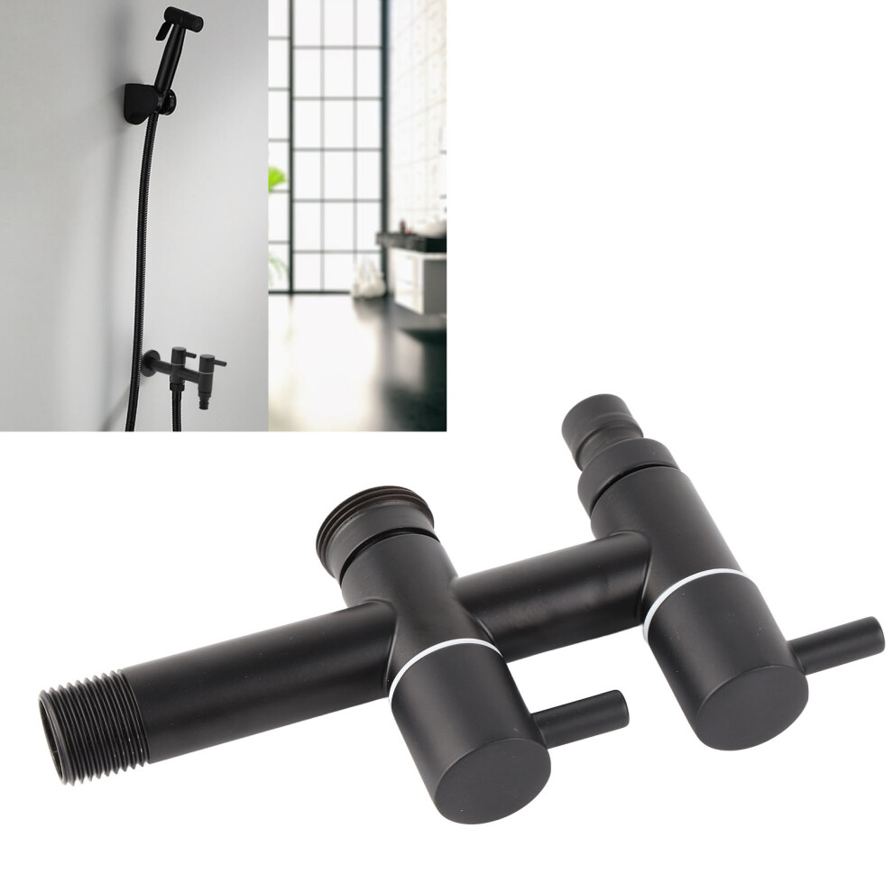 G1/2 Stainless Steel Water Faucet For Kitchen, Bathroom, Pool, 12.8Cm, Black 9431359157229