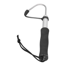 Fishing Gaff Telescopic Spear Hook - 28cm Shrink 60cm Extend Stainless Alloy