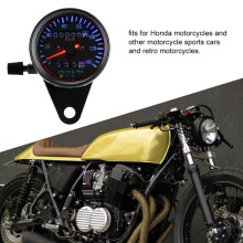 Stoßfester 12V Doppel-Entfernungsmesser Geschwindigkeitsmesser Kit mit LED für Motorräder