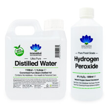 6% Hydrogen Peroxide - 500ml &amp; Distilled Water 1.1 Litres