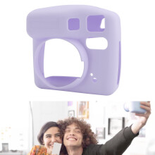 Purple Silicone Protective Case for SE Instant Camera Fall Resistant
