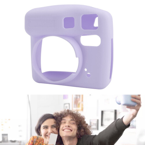 Purple Silicone Protective Case for SE Instant Camera Fall Resistant