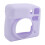 Purple Silicone Protective Case for SE Instant Camera Fall Resistant 16