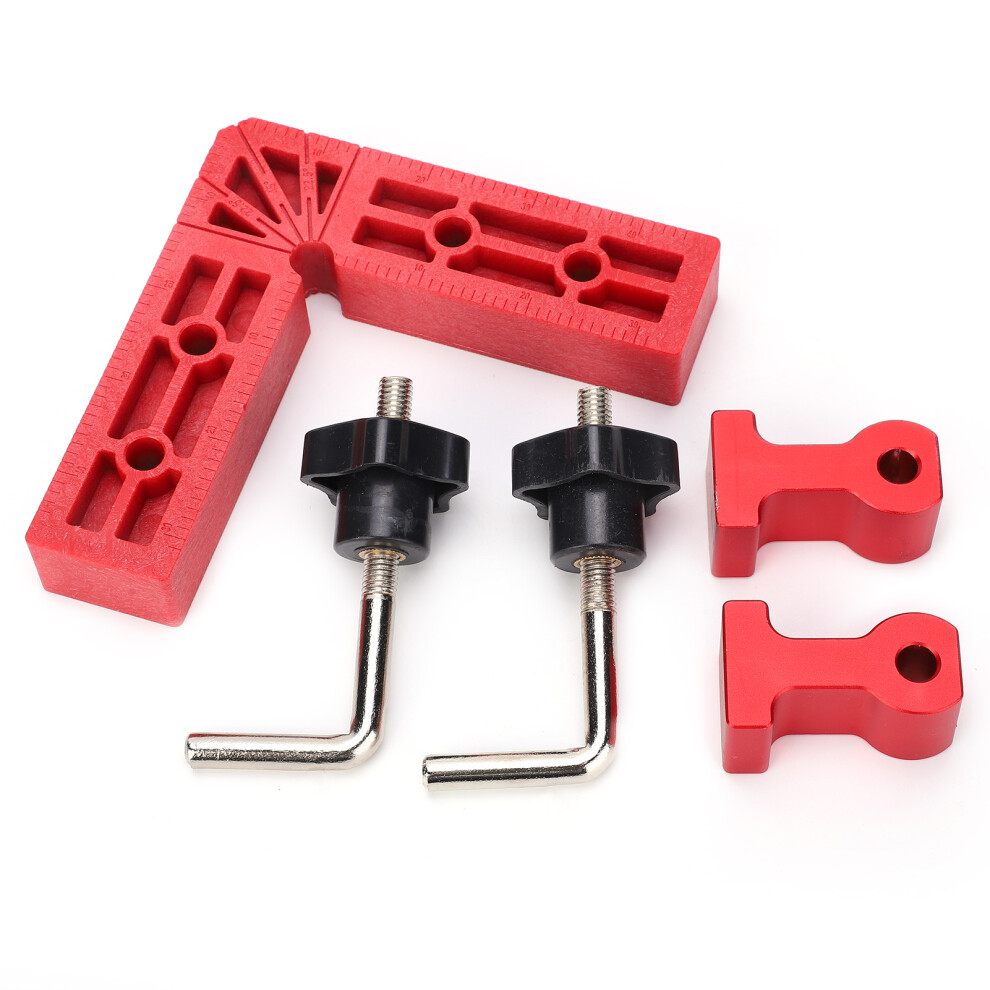 120X120mm Plastic Right Angle Positioning Square Woodworking Clamp 8421359160016