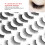 Crafted 20 Pairs Soft Thick Curly False Lashes for All Makeup Styles 10