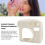 Beige Silicone Protective Case for Instant Camera SE, Fall Resistant 3