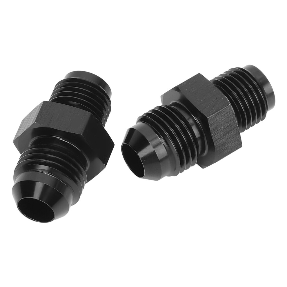 6An To 1/2-20 Inverted Flare Adapter - Metal Transmission Cooler Black 7901359161882