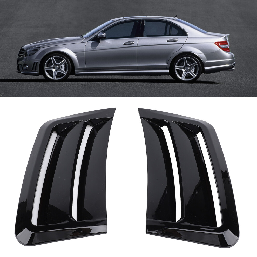 Sporty Bumper Vent Trim For C-Class W204 S204 Black 5021359162176