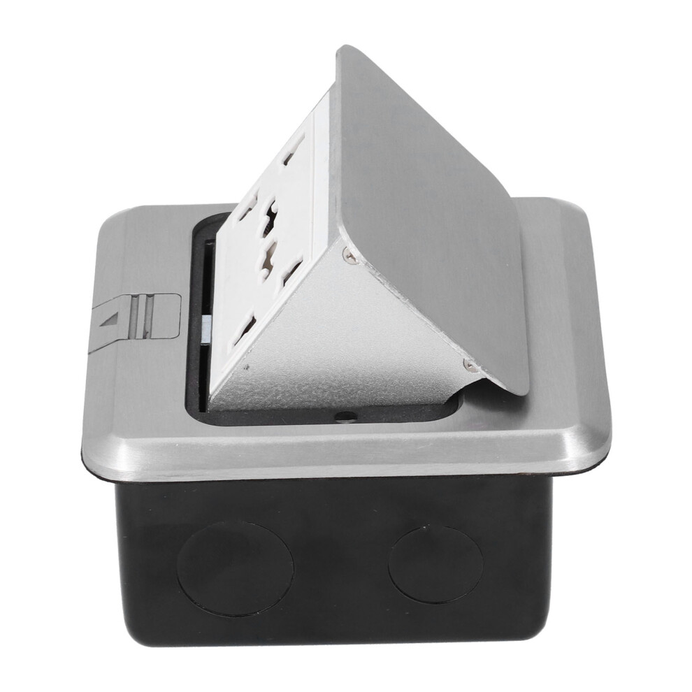 Embedded 6 Hole Floor Socket Aluminum Alloy 13A 250V 7901359162421