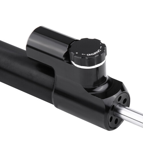 Aluminum Universal Motorcycle Steering Damper Stabilizer 530g Black