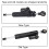 Aluminum Universal Motorcycle Steering Damper Stabilizer 530g Black 3