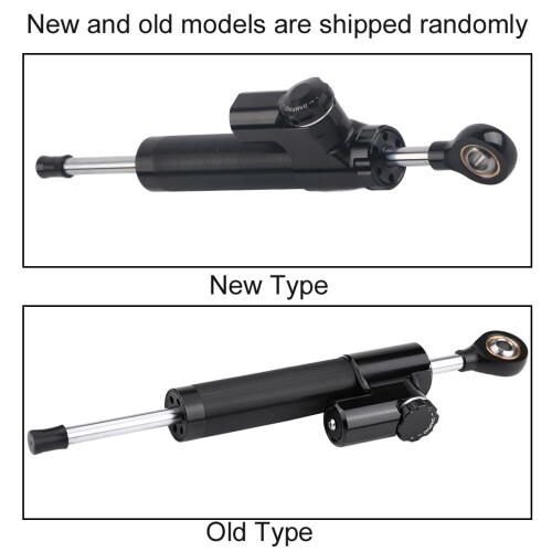 Aluminum Universal Motorcycle Steering Damper Stabilizer 530g Black 2