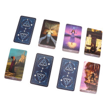 Kupfer-Druck Tarot Wahrsagekarten Familien-Brettspiel 10x6cm