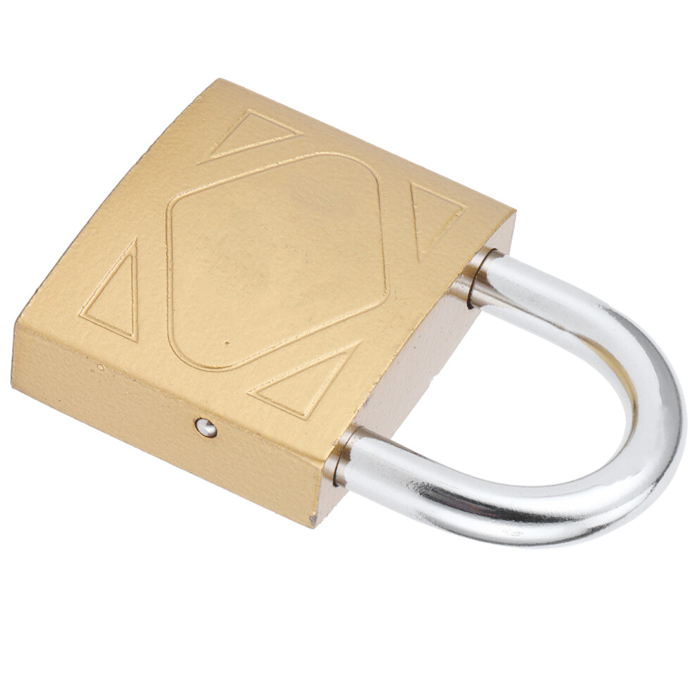 Durable Brass Iron 40Mm Padlock Anti-Pring Design With 3 Keys 7641359164253