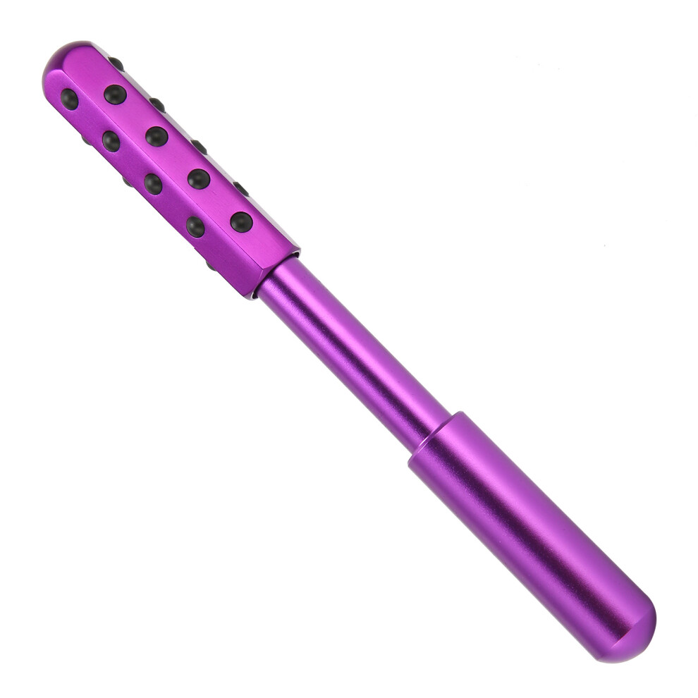 Purple 24-Germanium Face Roller Massager For Skin Firming & Lifting