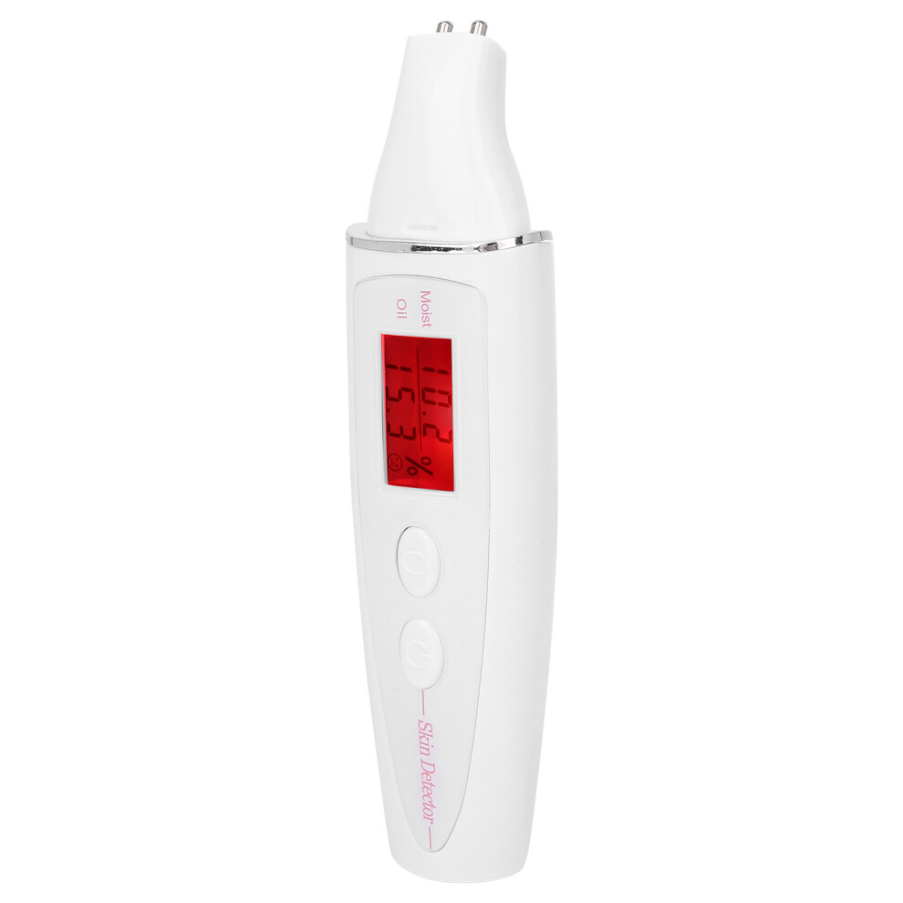 White High Sensitive Lcd Skin Moisture Oil Analyzer,