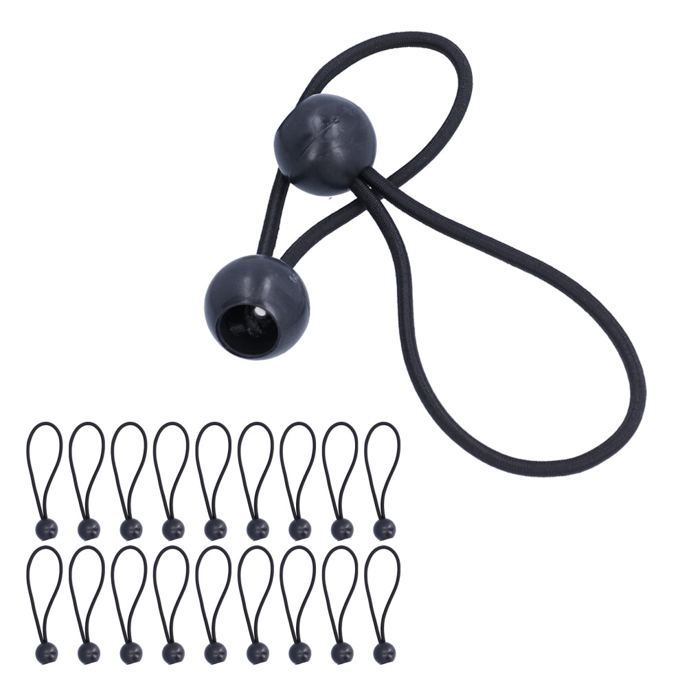 20-Pack Heavy Duty Elastic Ball Bungee Cords For Tarps & Canopies 4601359164502