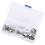 Versatile 62Pcs Snap Fastener Kit with Tools 10mm Stainless Steel 15