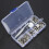 Versatile 62Pcs Snap Fastener Kit with Tools 10mm Stainless Steel 9