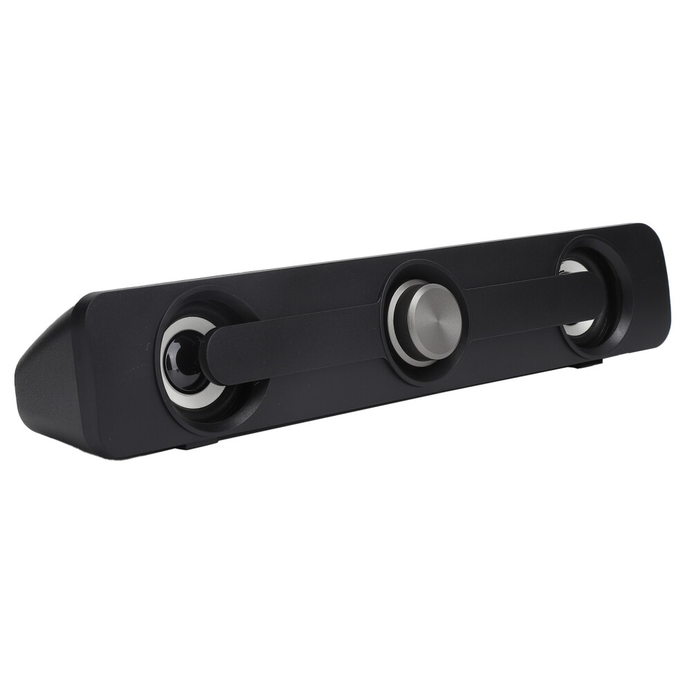 Bluetooth Computer Speaker 3W Subwoofer 320X65x60mm For Home Party Black 6951359171283