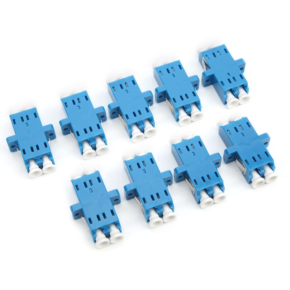 50Pcs Lc-Lc Duplex Fiber Optic Coupler Connectors, Upc, Multi-Mode 8471359172748