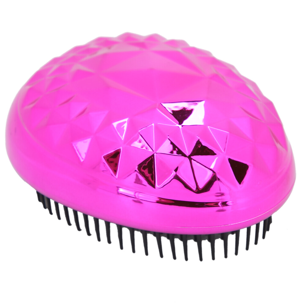 Unisex Portable Plastic Hair Brush Comb For Detangling And Scalp Massage