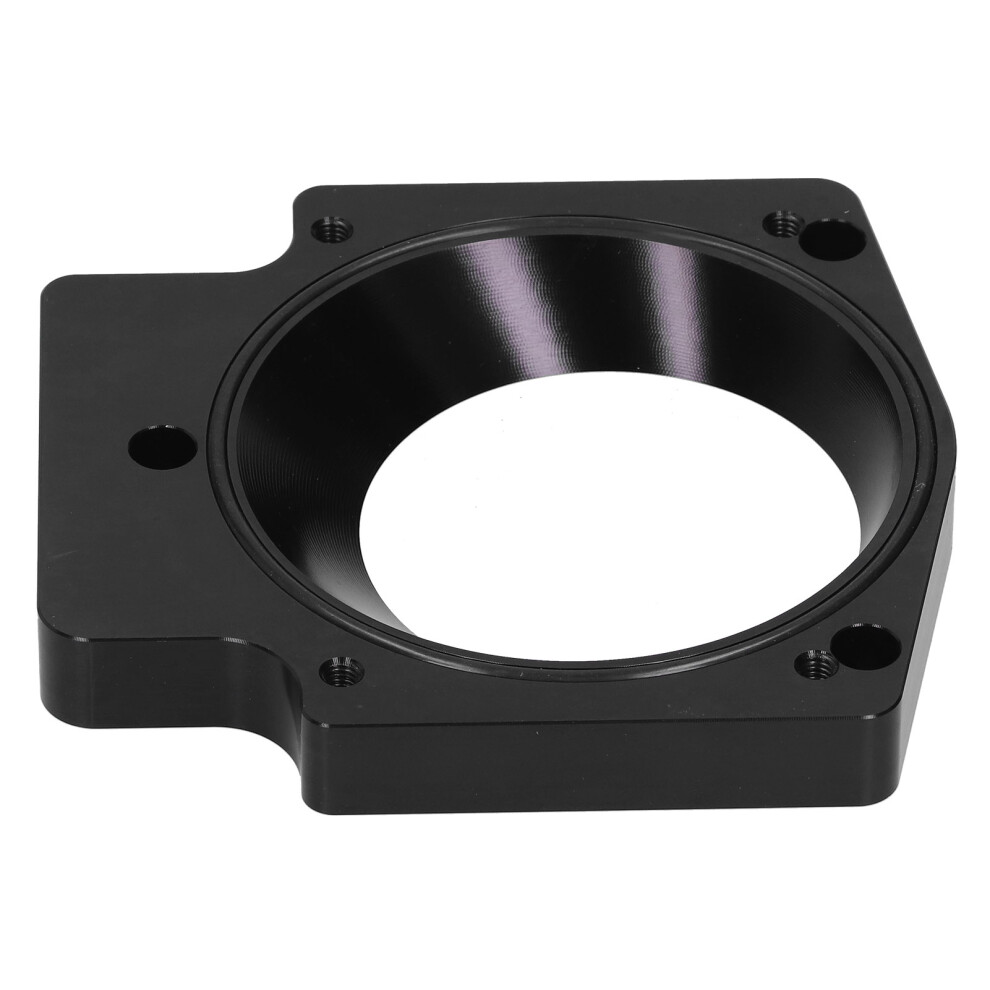 4In Aluminum Intake Manifold Throttle Adapter For Ls1 Ls2 Ls6 Lsx Black 7891359173643