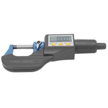 Digital LCD Micrometer with Fine Tuning, 0-25mm/1in, Accurate 0.001mm