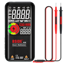 BSIDE S10 Digital Multimeter 9999 Counts LCD AC/DC Voltage Resistance Capacitance