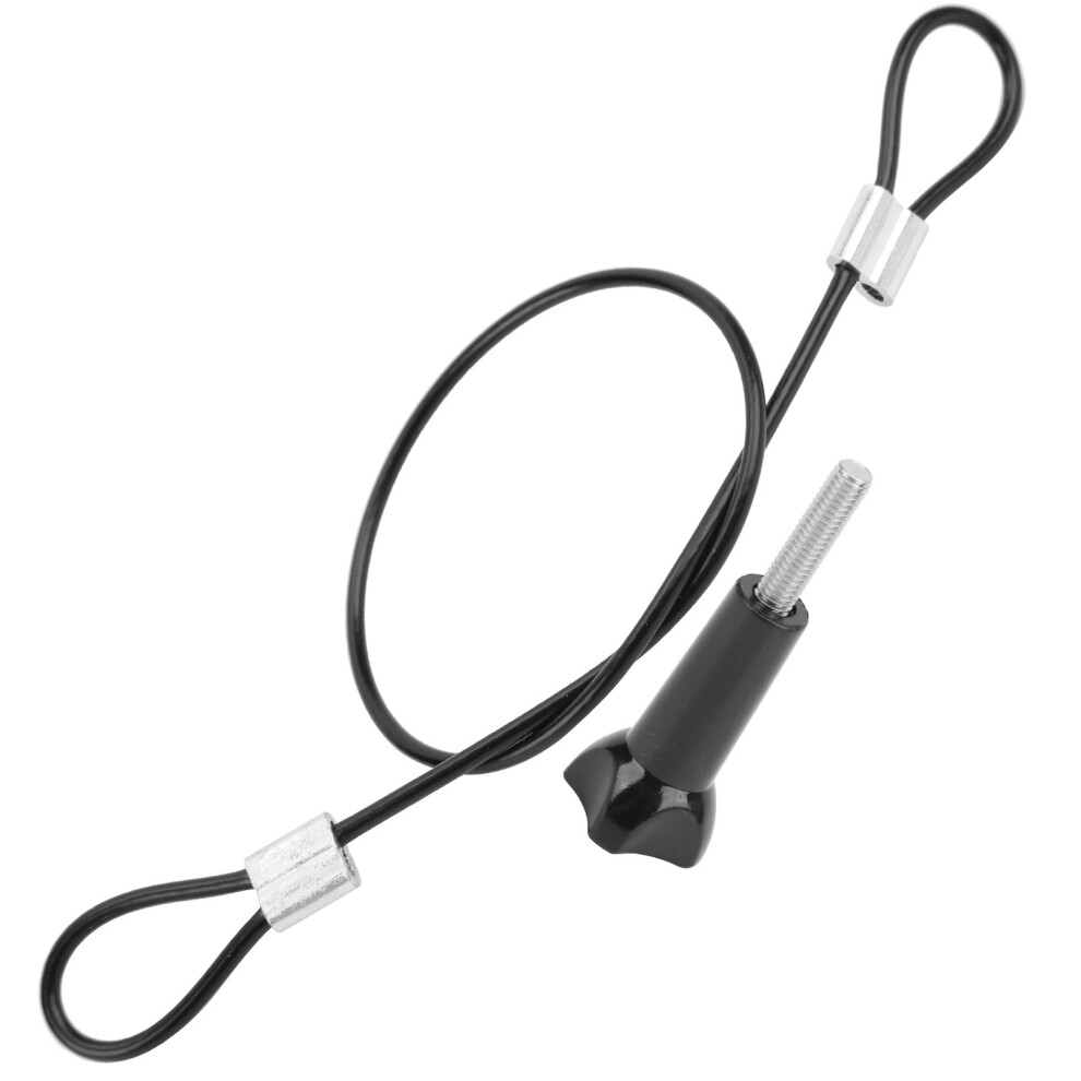 Portable 30Cm Stainless Steel Wrist Lanyard With 1/4In Screw For Cameras 4271359175398