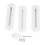 Durable Surfboard Fin Box 3Pcs Set with Fin Key & Screws - White 2