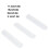 Durable Surfboard Fin Box 3Pcs Set with Fin Key & Screws - White 6